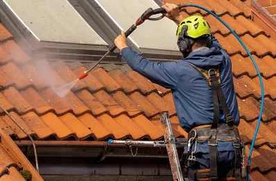 Démoussage et hydrofuge de toiture à Guivry
